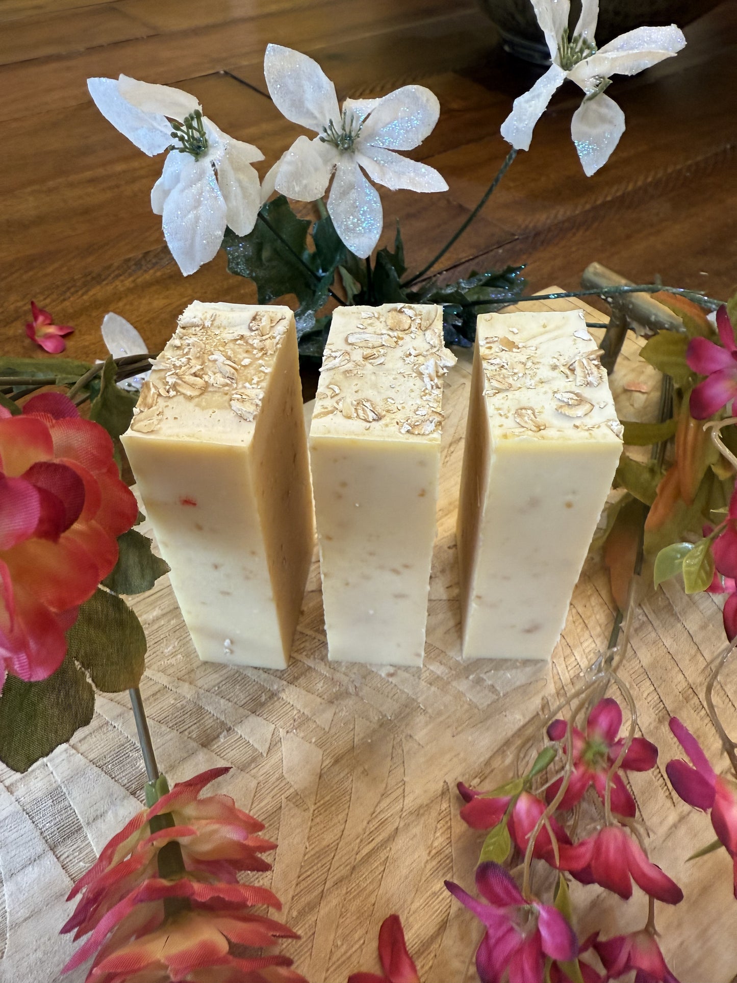 Natural topped with oats