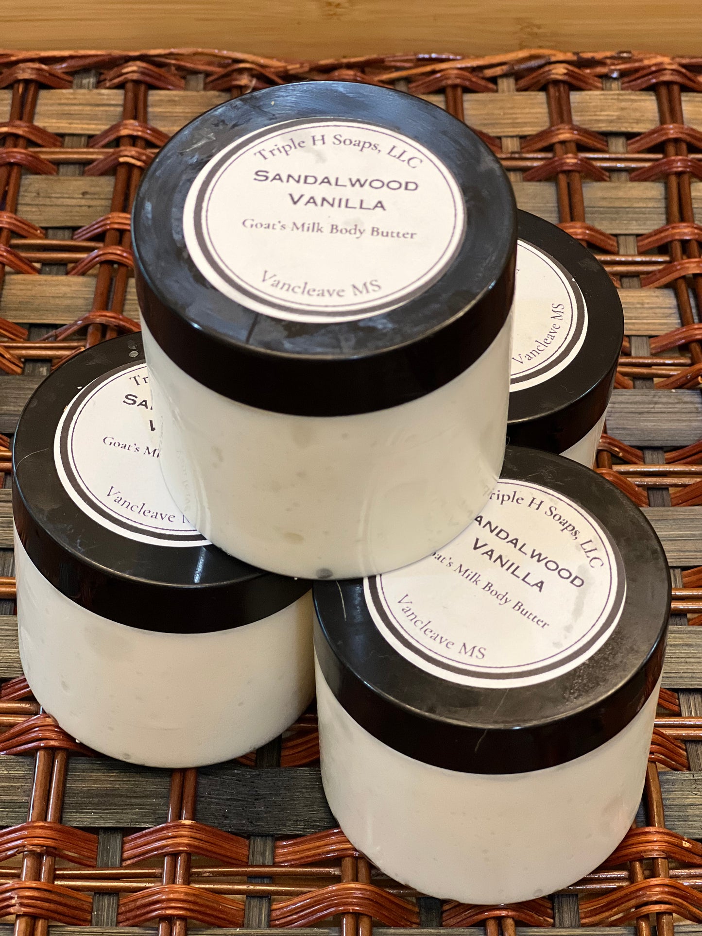 Goat's Milk Body Butter - Sandalwood Vanilla 6 oz